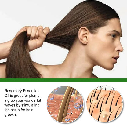 Transform Your Tresses with 30ML of Pure Rosemary Essential Oil - Nourishing Hair Growth for Luscious, Shiny Locks